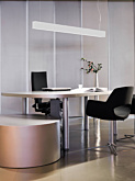 BEAM pendant light L:1165mm white - Hanglampen