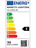 LEGEND LED PANEEL 36W 595x595mm - Plafondlampen