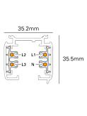 MAR-TRACK 3-fase rail 1m wit - Railverlichting