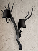 Oak wandlamp 2-lichts zwart ontworpen door Eric Kuster - Wandlampen