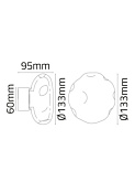 SOFFIO wall lamp 3.5W 3000K amber not dimmable - Wandlampen