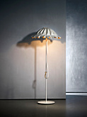 Lude M vloerlamp wit ontworpen door Piet Boon - Vloerlampen