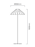 Lude M vloerlamp wit ontworpen door Piet Boon - Vloerlampen