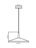 ORO hanglamp goud - Hanglampen