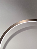 RING tafellamp 14W messing met zwart marmer voet - Tafellampen