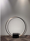 RING tafellamp 14W messing met zwart marmer voet - Tafellampen