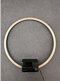 RING tafellamp 14W messing met zwart marmer voet - Tafellampen