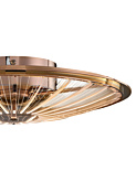 BURANO plafondlamp 12W 2700K goud d:33cm dimbaar - Plafondlampen