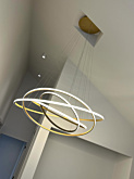 Anelli hanglamp 100W 2700-5000K mat messing