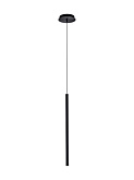 TUBE PENDANT 6W 3000K black - Hanglampen