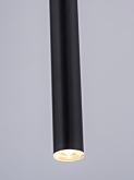 TUBE PENDANT 6W 3000K black - Hanglampen