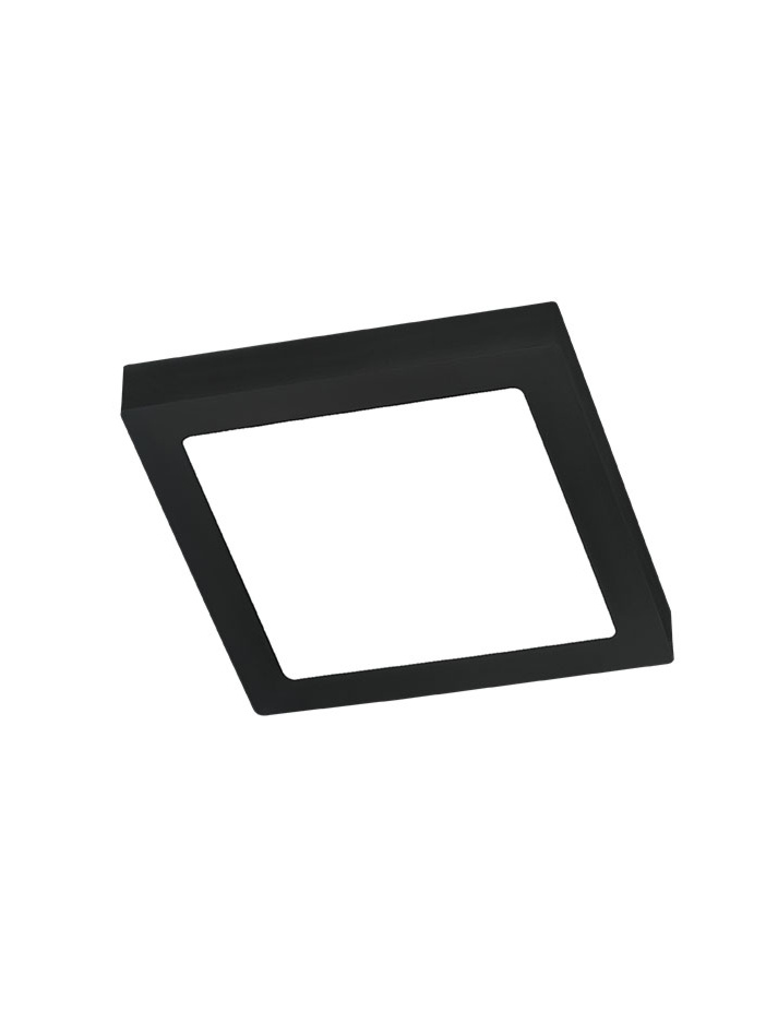 TACHION DALI plafonnière 10W vierkant zwart