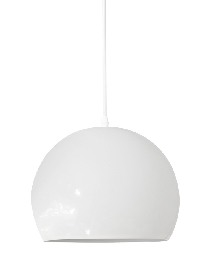 Dot hanglamp wit glans RAL9010 ontworpen door Peter Kos - Hanglampen