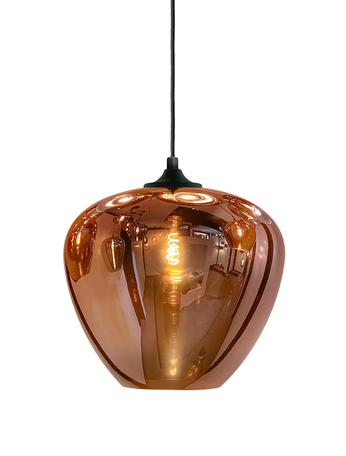 TULIP hanglamp 1-lichts d:40cm copper