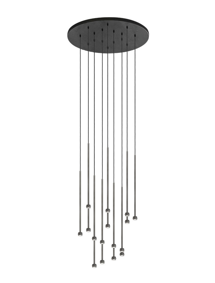 Bo hanglamp 16L grafiet ontworpen door Grand & Johnson - Hanglampen