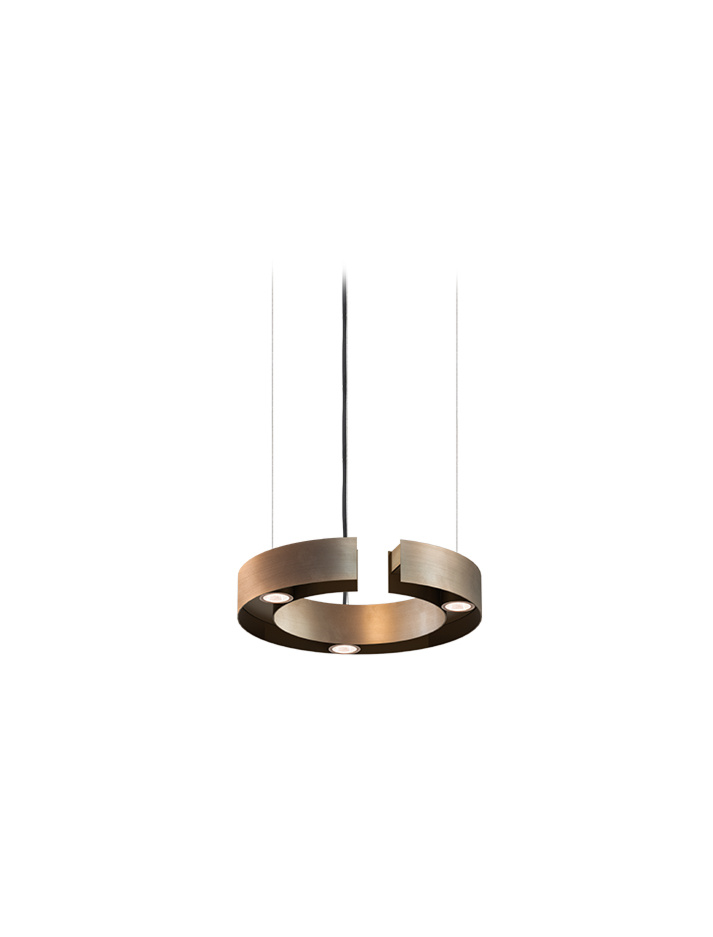 Astor hanglamp d:40cm brons ontworpen door Brands-Concept