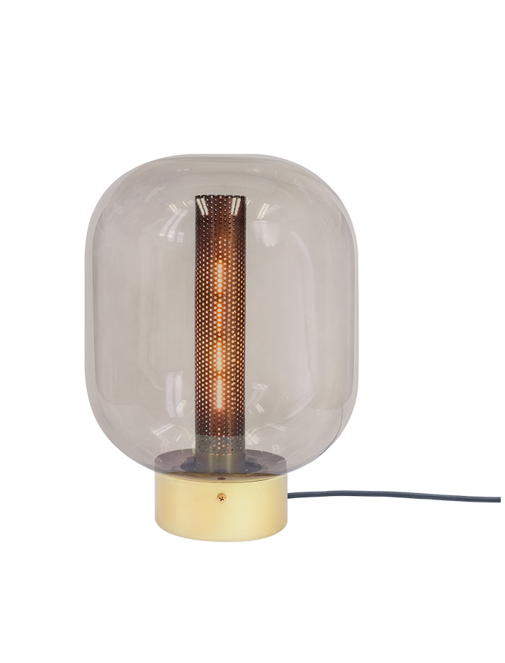 Rivington Glass tafellamp messing ontworpen door Brands-Concept