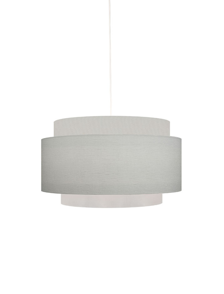 Halo hanglamp kap licht grijs ontworpen door Piet Boon - Hanglampen