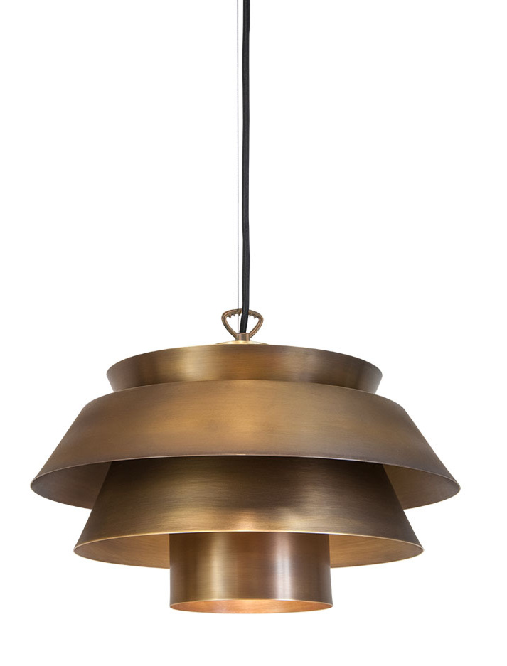 VOID hanglamp brons ontworpen door Peter Kos - Hanglampen