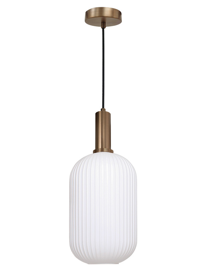 RIBBON hanglamp E27 20x33cm brons - Hanglampen