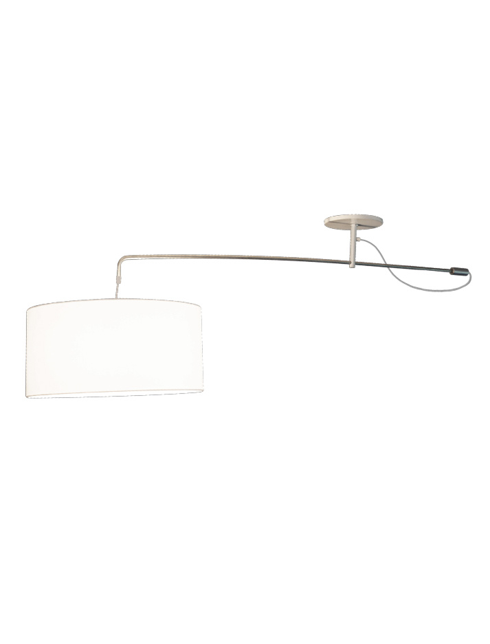 Balance plafondlamp wit ontworpen door Peter Kos