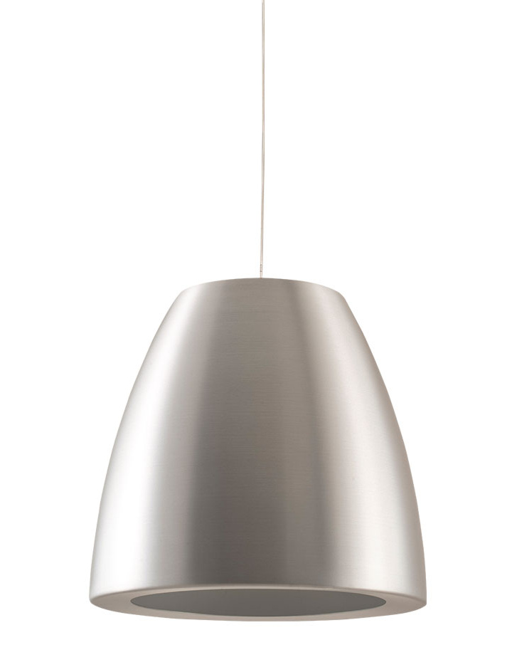 Presso E27 hanglamp zilver ontworpen door Peter Kos