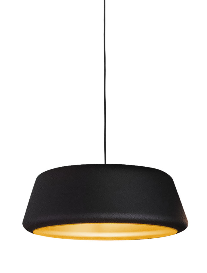 Tommy 60 hanglamp zwart/goud ontworpen door Peter Kos