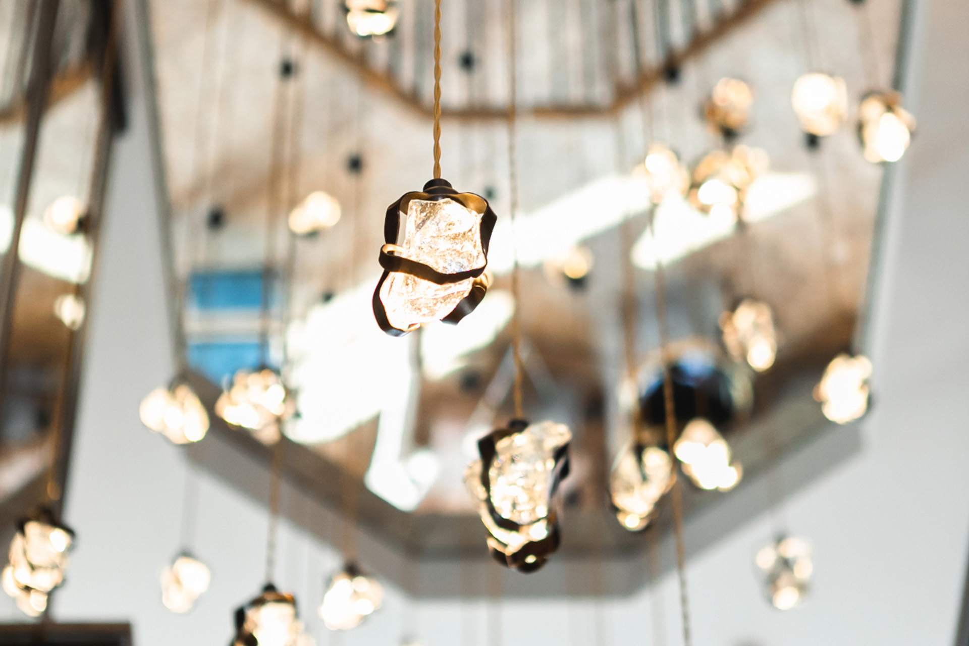 Projectverlichting Oger Maretti Glass jewel hanglamp