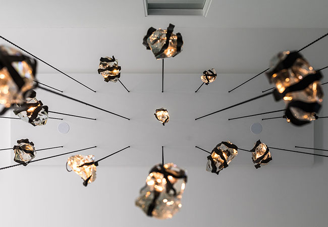 Hanglamp glass jewel