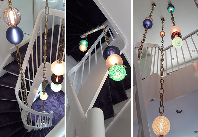 Projectverlichting maatwerk hanglamp gem collectie Nicolette van Dam