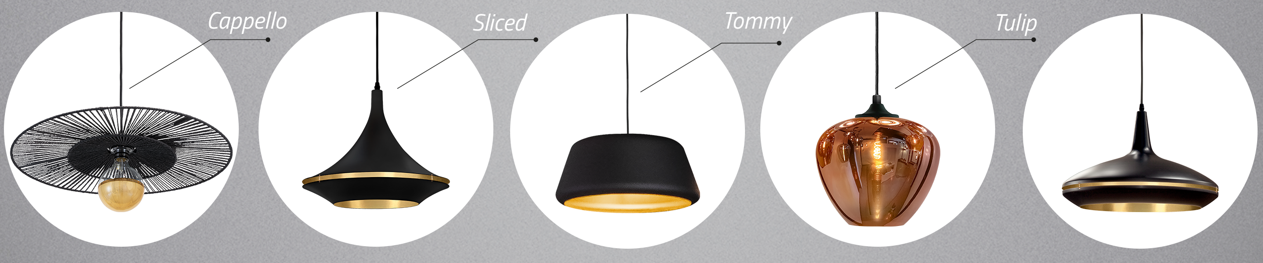 Tricky ceiling base de lampenkappen opties