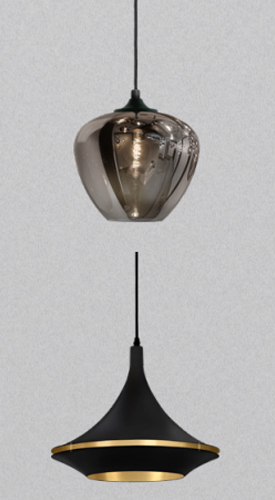 Different lampshades: Tulip Cappello Sliced