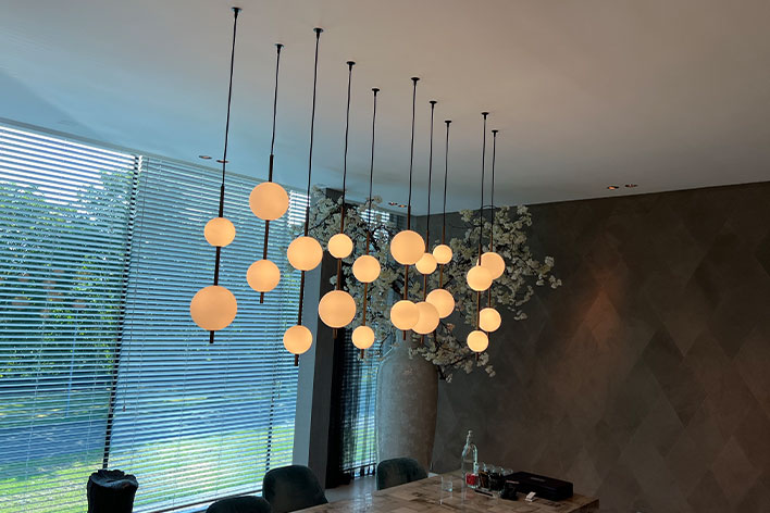 Interior MX boardroom Maretti - Karmina-wandlamp