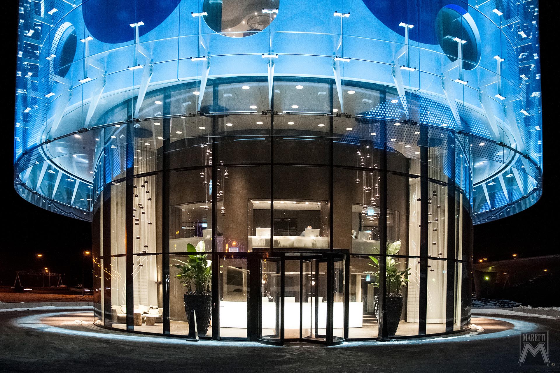Projectverlichting Projectverlichting Fletcher Hotel Maretti Lighting