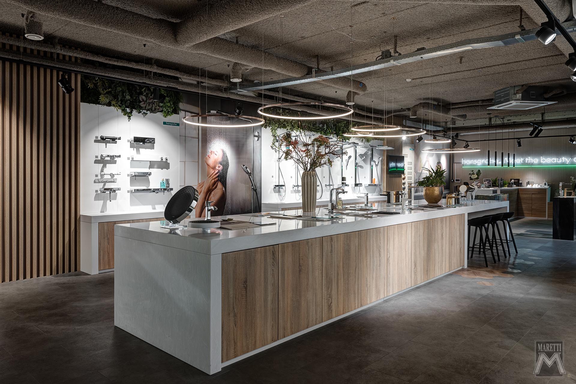 Projectverlichting Grohe Waterstudio
