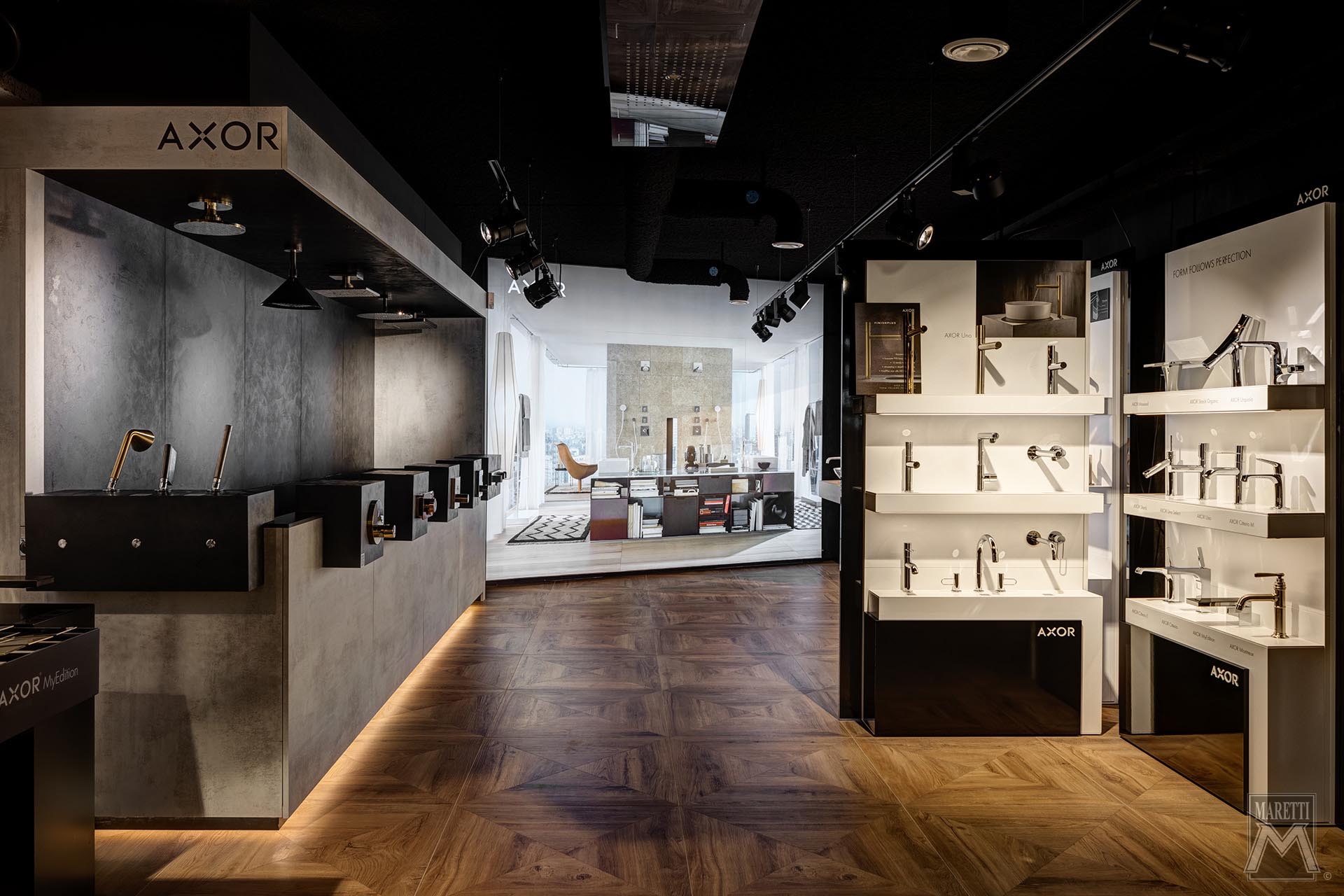 Projectverlichting Maretti Grohe Waterstudio Amsterdam