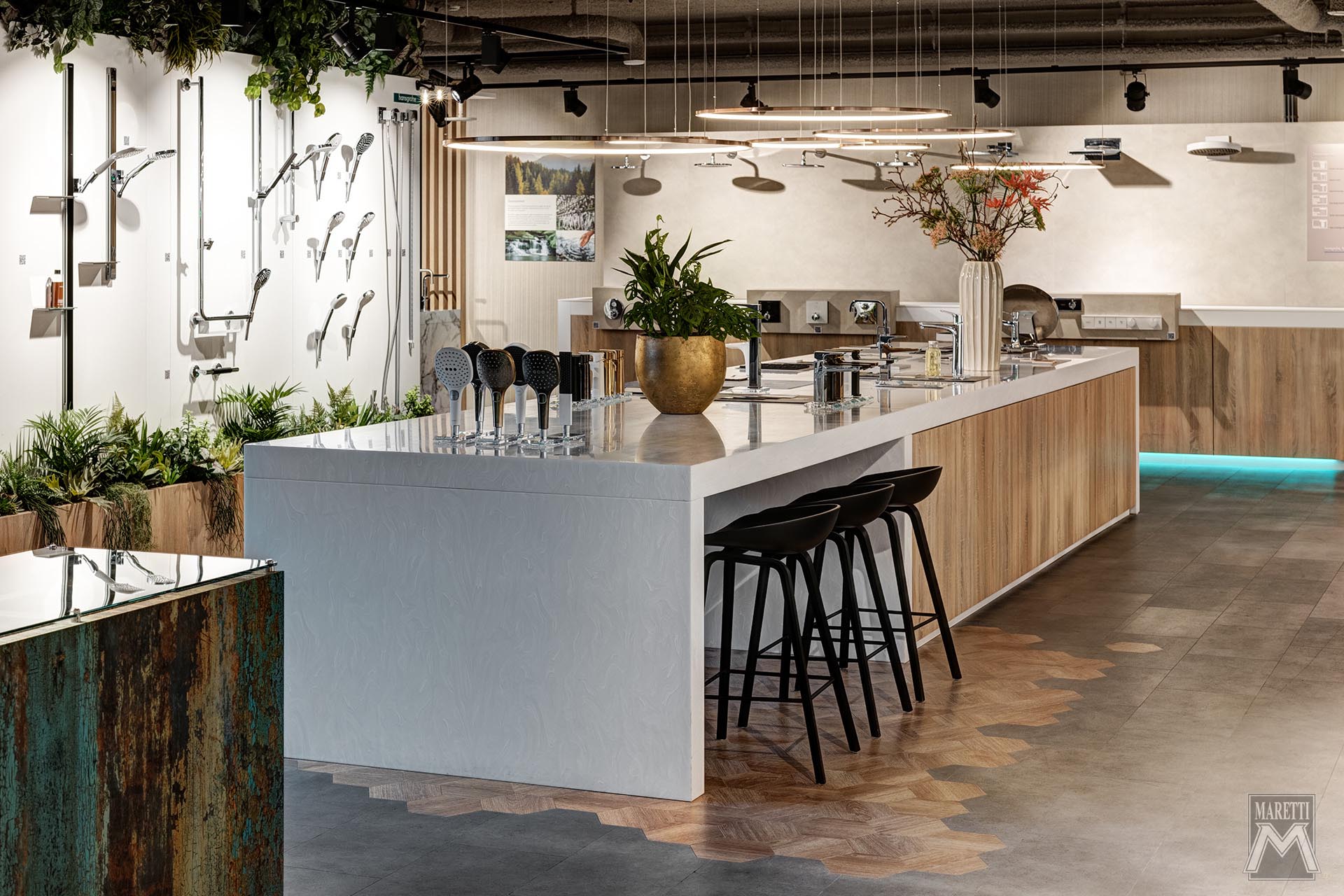 Projectverlichting Maretti Grohe Waterstudio Amsterdam
