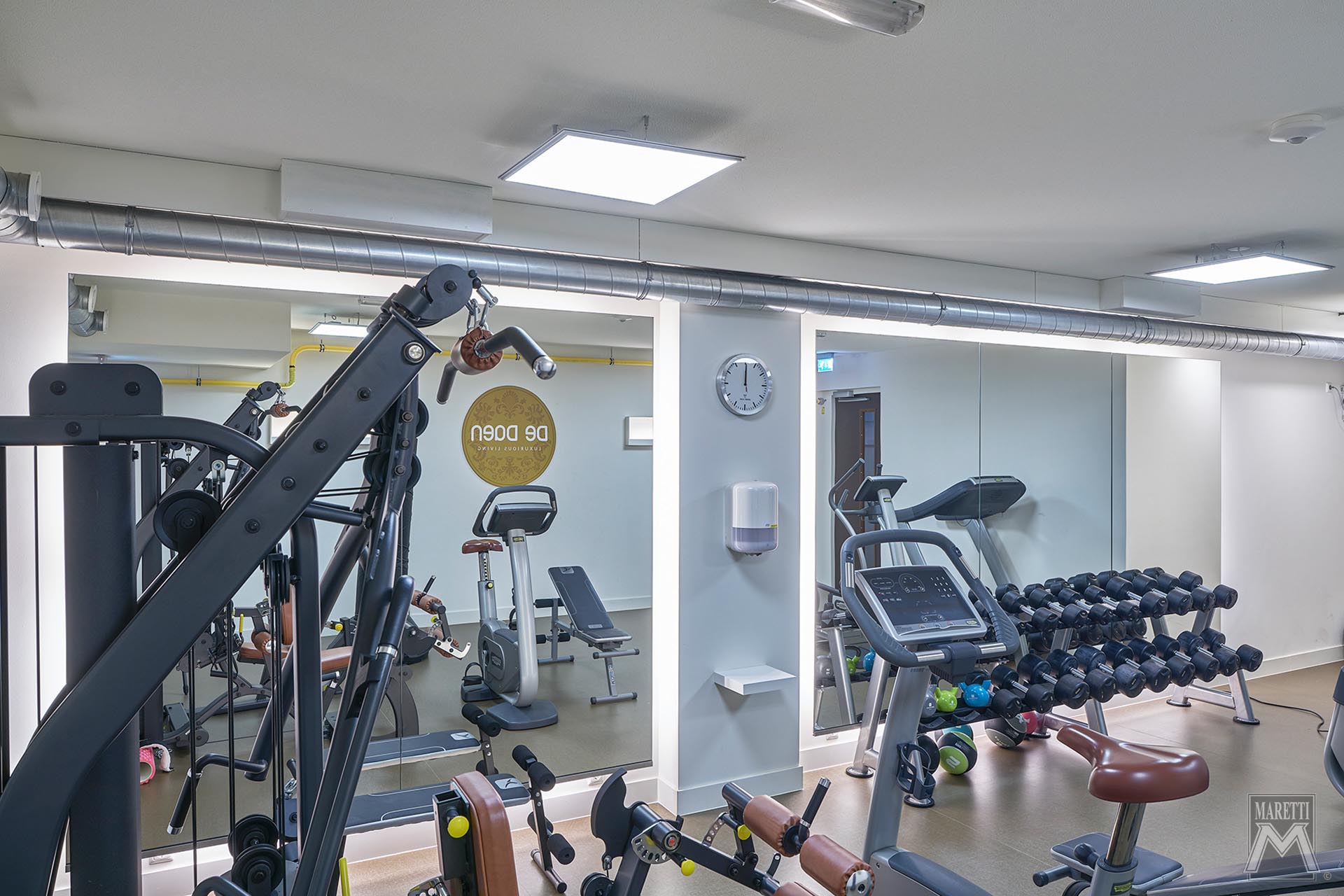 Projectverlichting Appartementencomplex De Daen Amsterdam Maretti Lighting