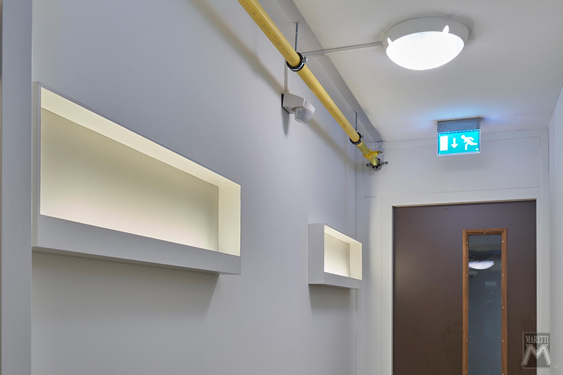 Projectverlichting Appartementencomplex De Daen Amsterdam Maretti Lighting