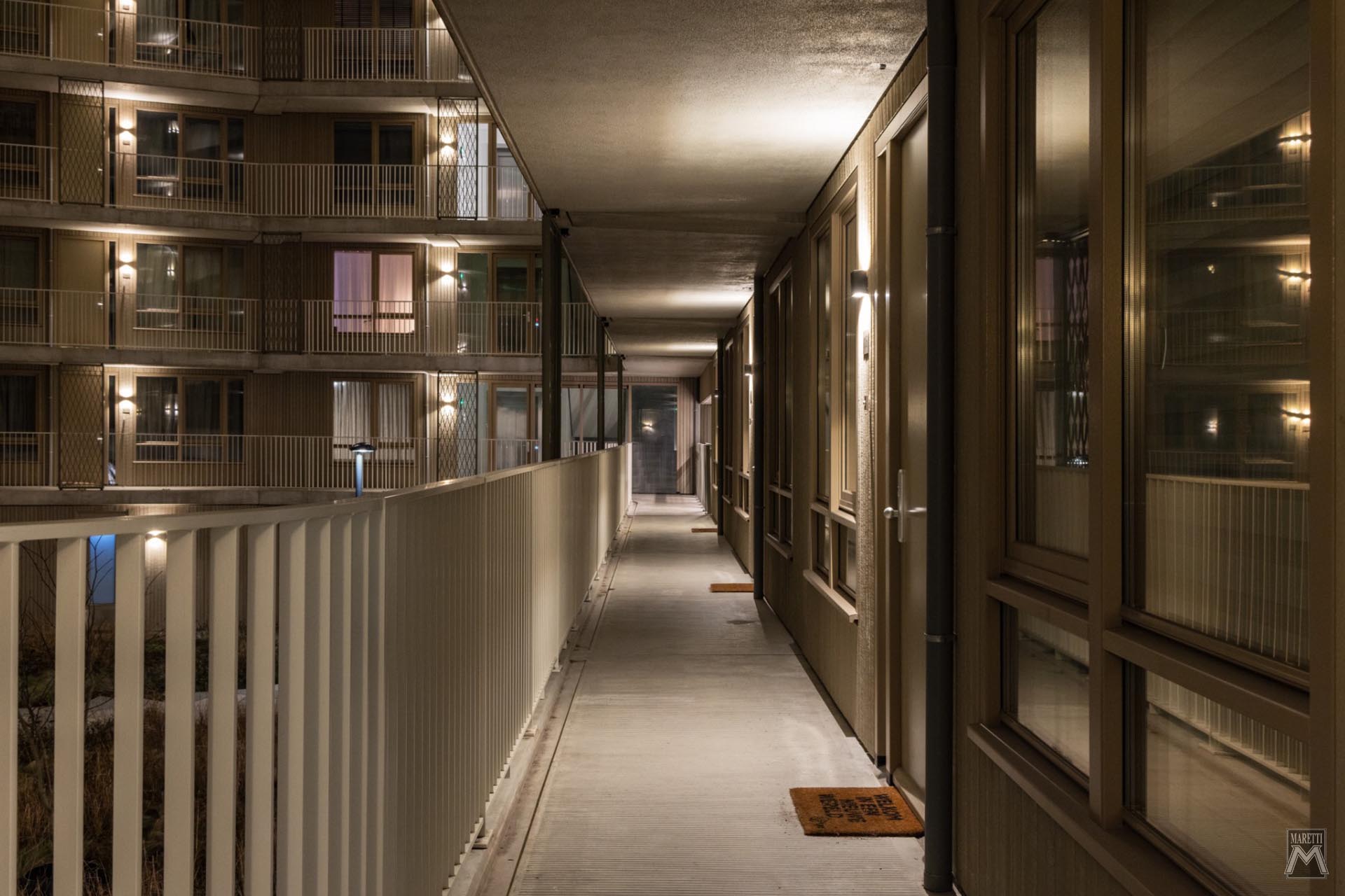 Projectverlichting Appartementencomplex Hendric Maretti Lighting