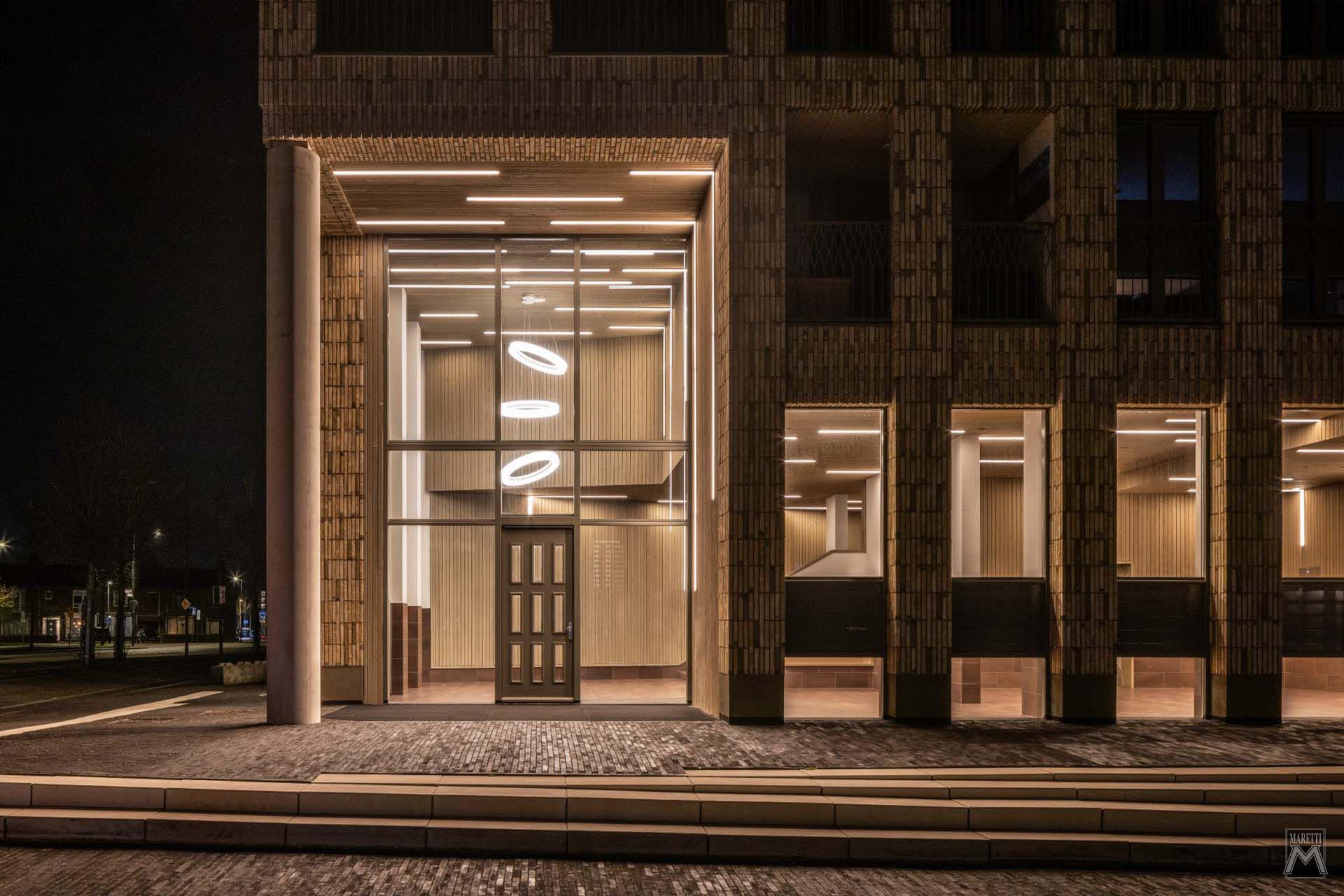Projectverlichting Appartementencomplex Hendric Maretti Lighting