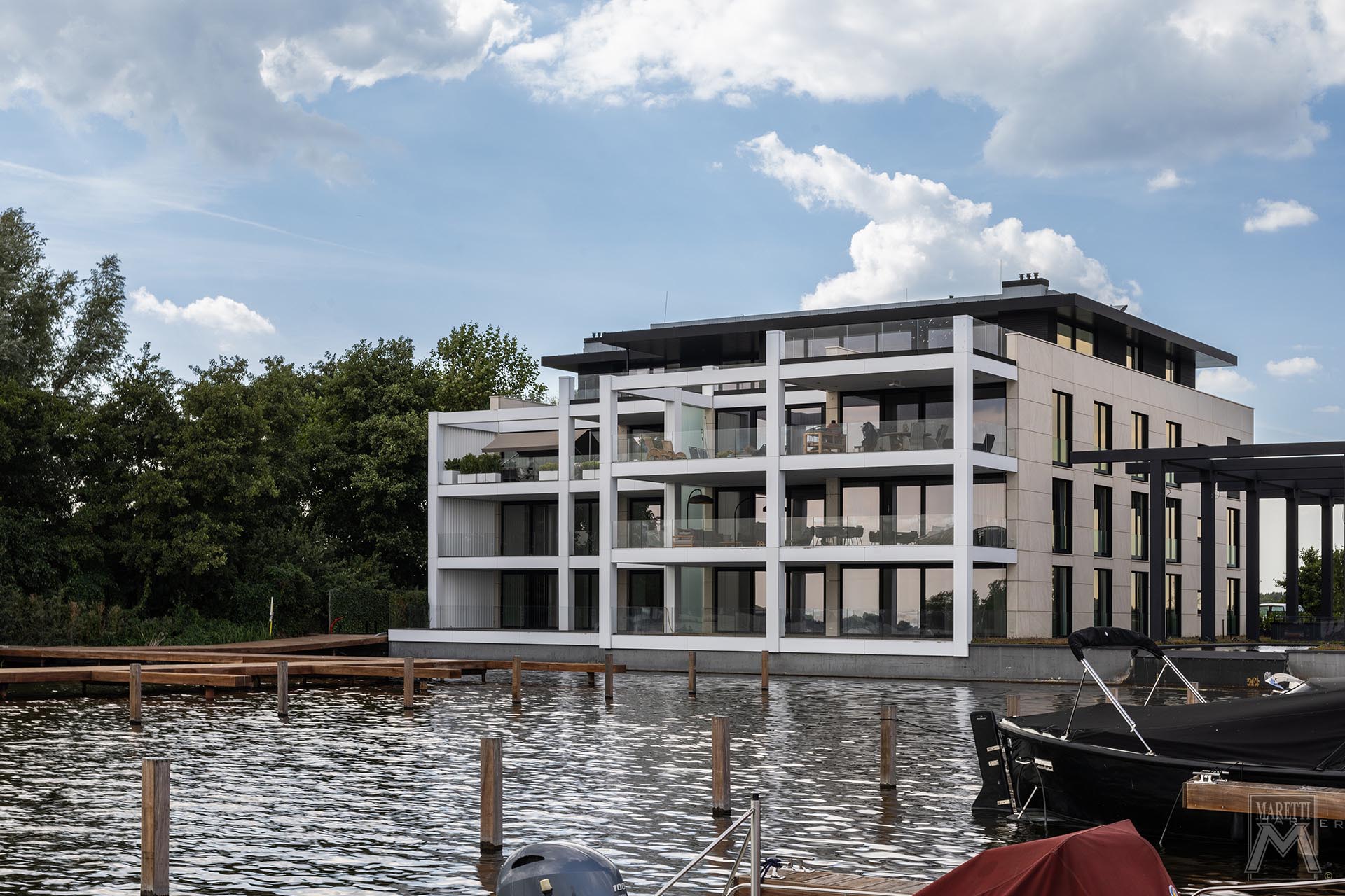 Projectverlichting Appartementencomplex West End Amsterdam Maretti Lighting