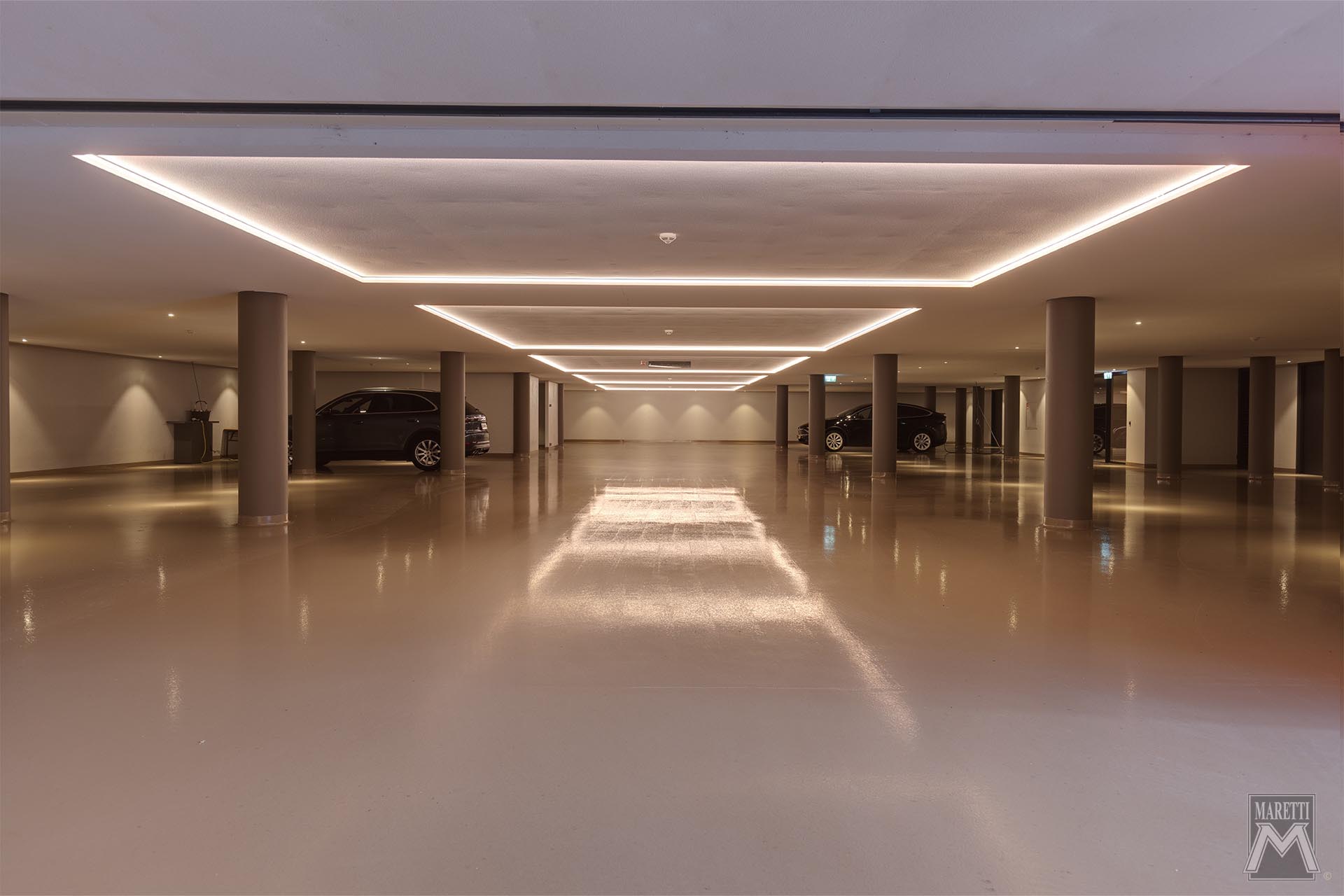 Projectverlichting Appartementencomplex West End Amsterdam Maretti Lighting