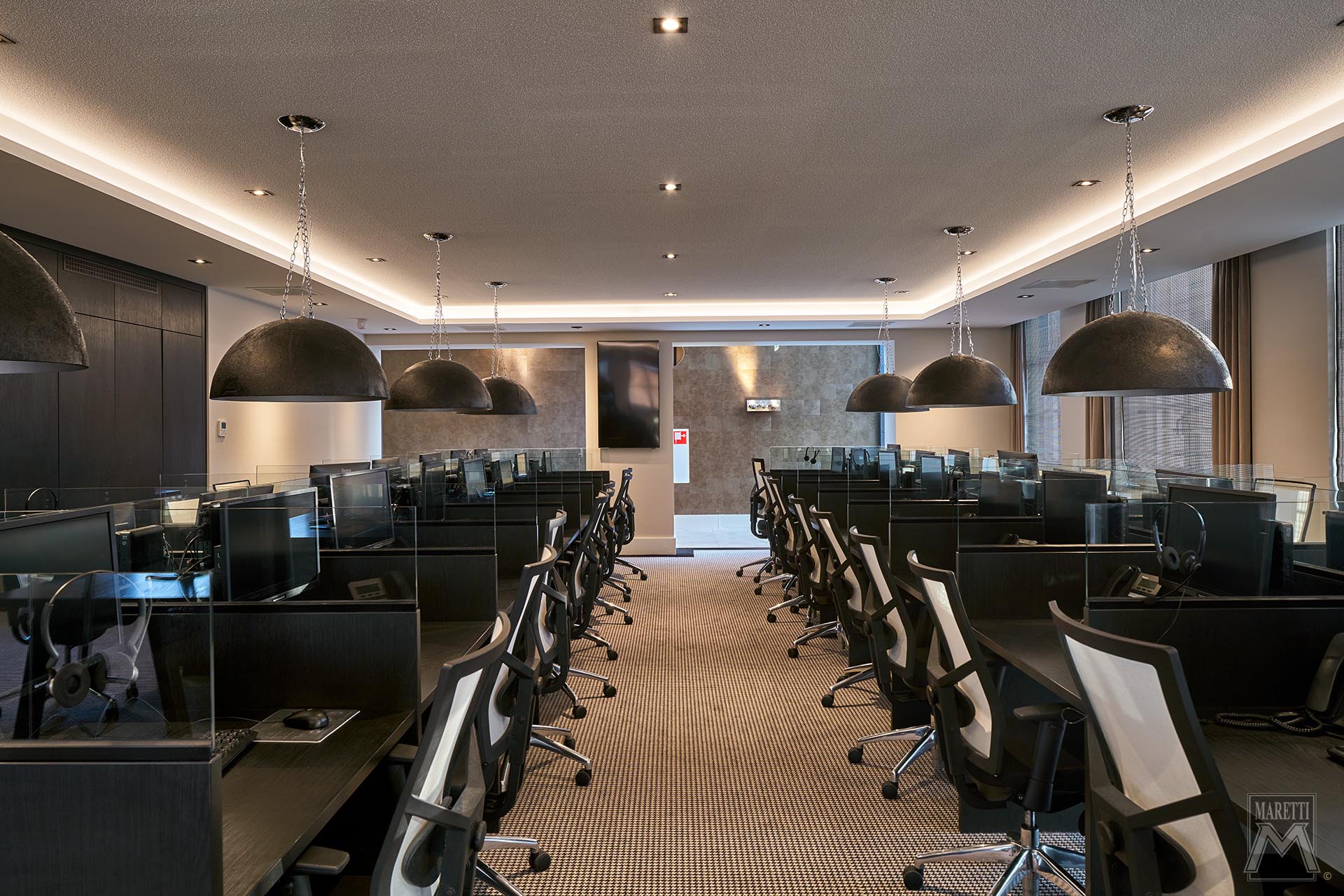 Projectverlichting Kantoor De Bajes Maretti Lighting