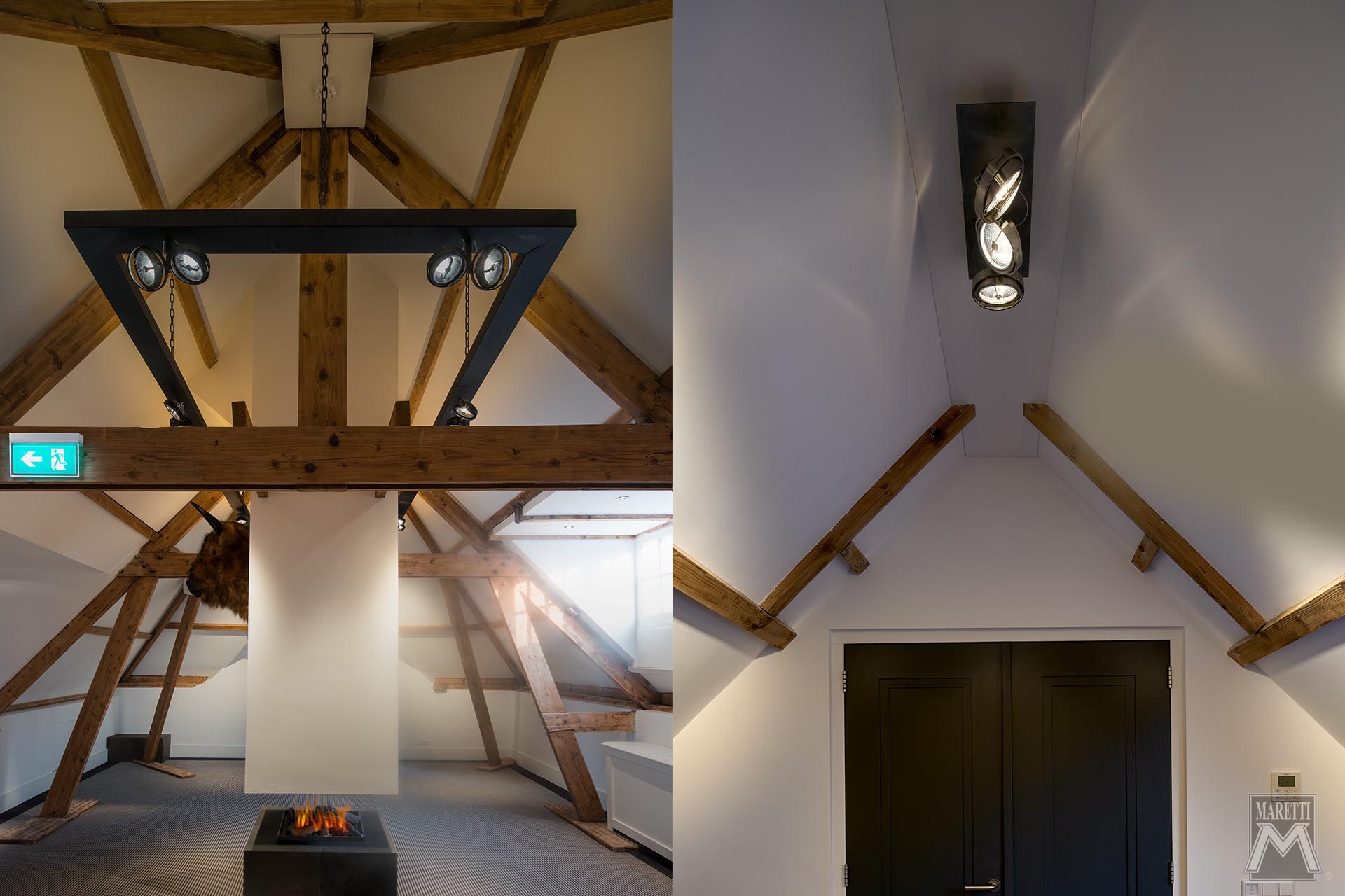 Projectverlichting Kantoor De Bajes Maretti Lighting