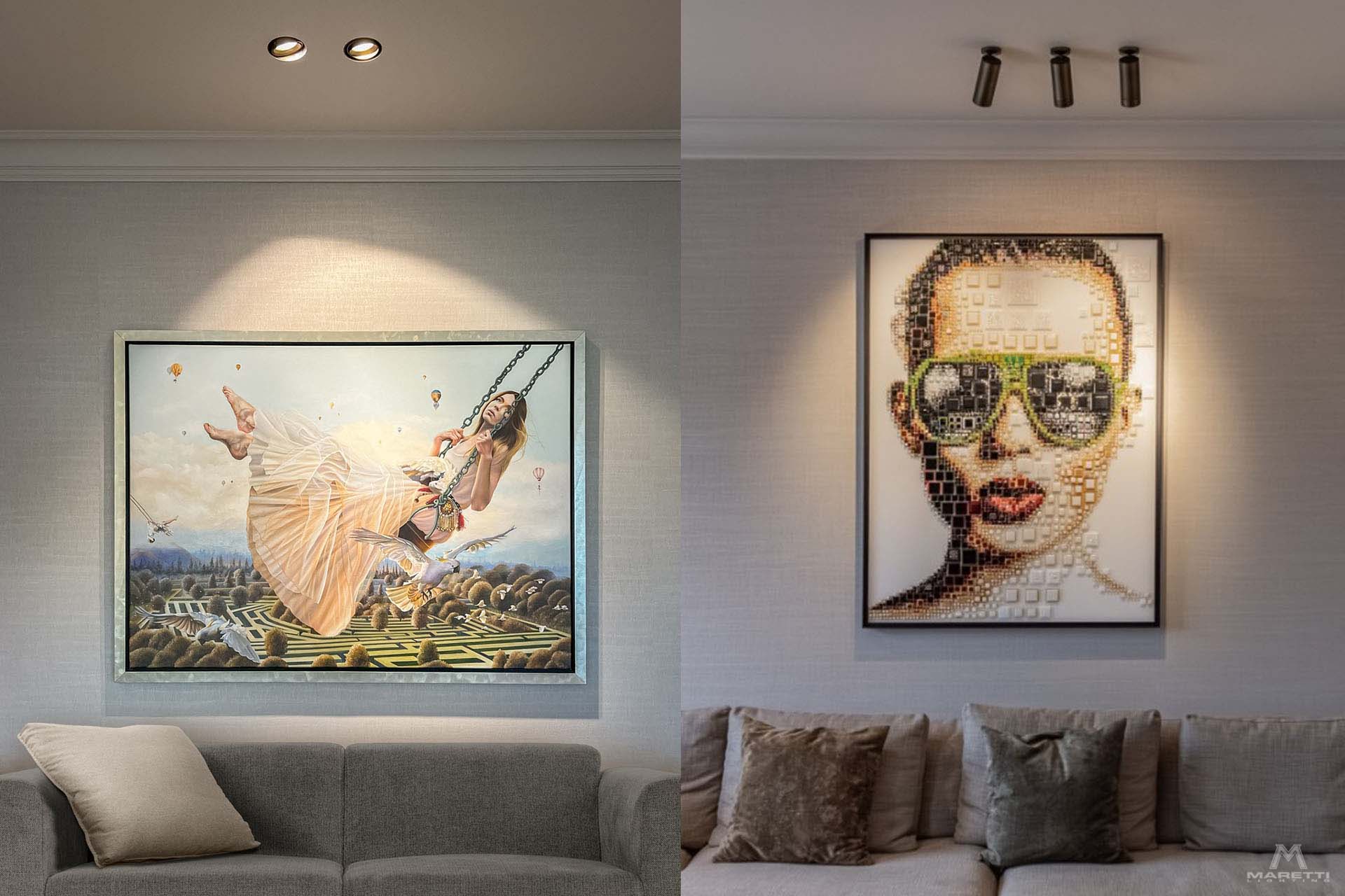Projectverlichting Maretti Woonhuis in Breda