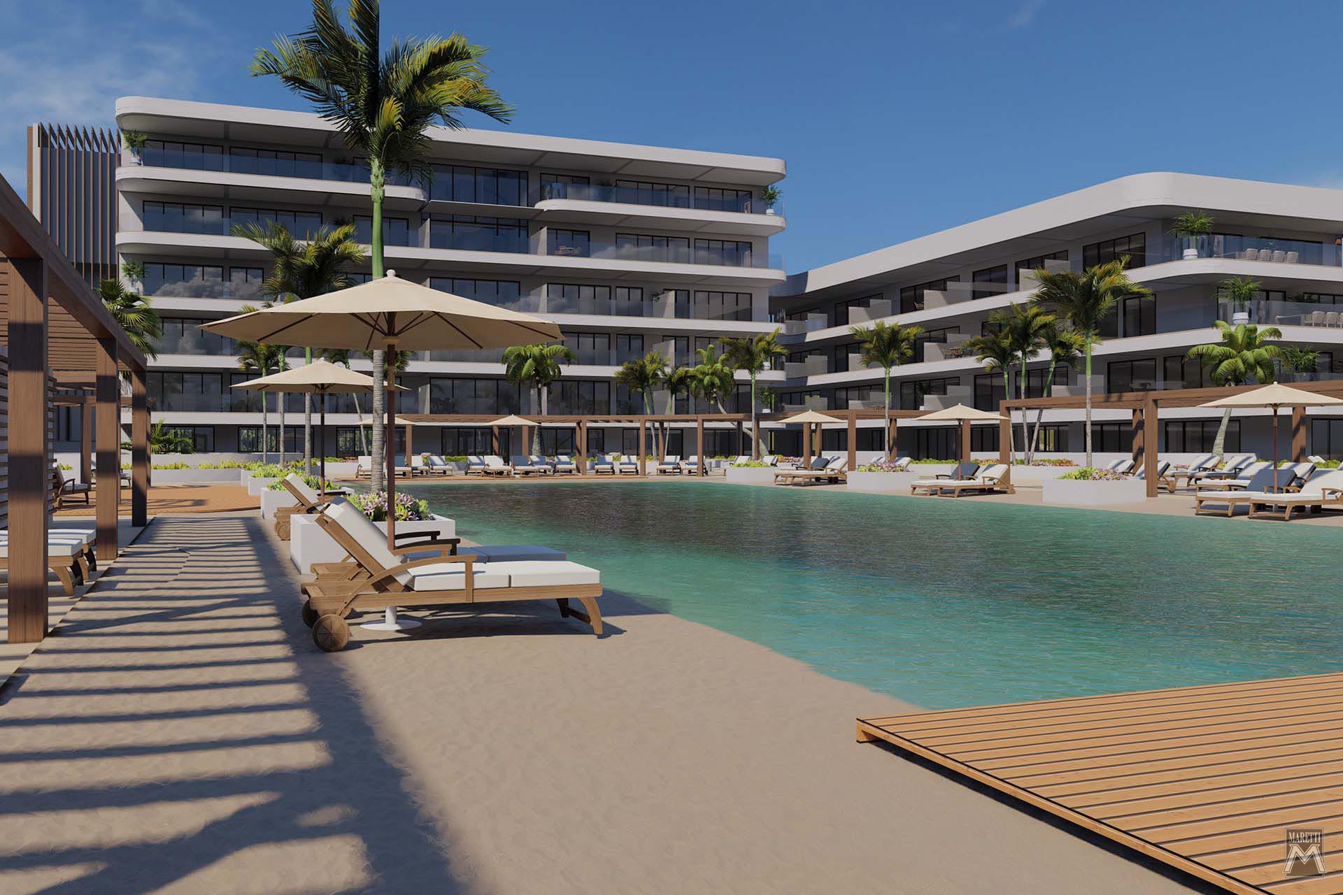 Projectverlichting International One Mambo Beach Curacao