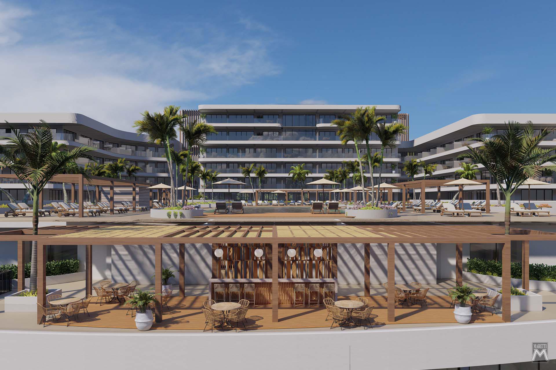 Projectverlichting International One Mambo Beach Curacao