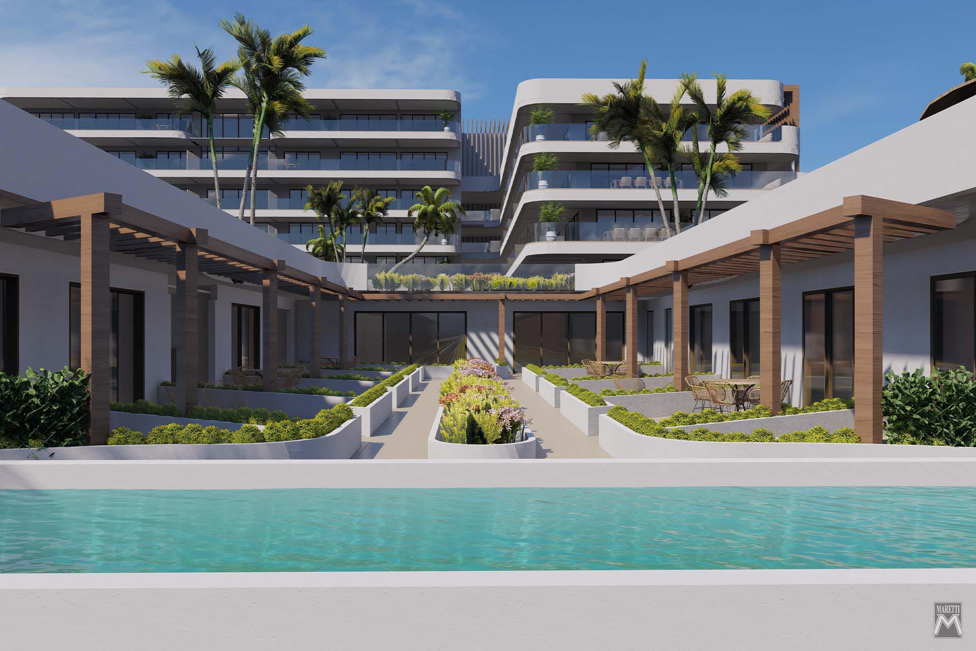 Projectverlichting International One Mambo Beach Curacao