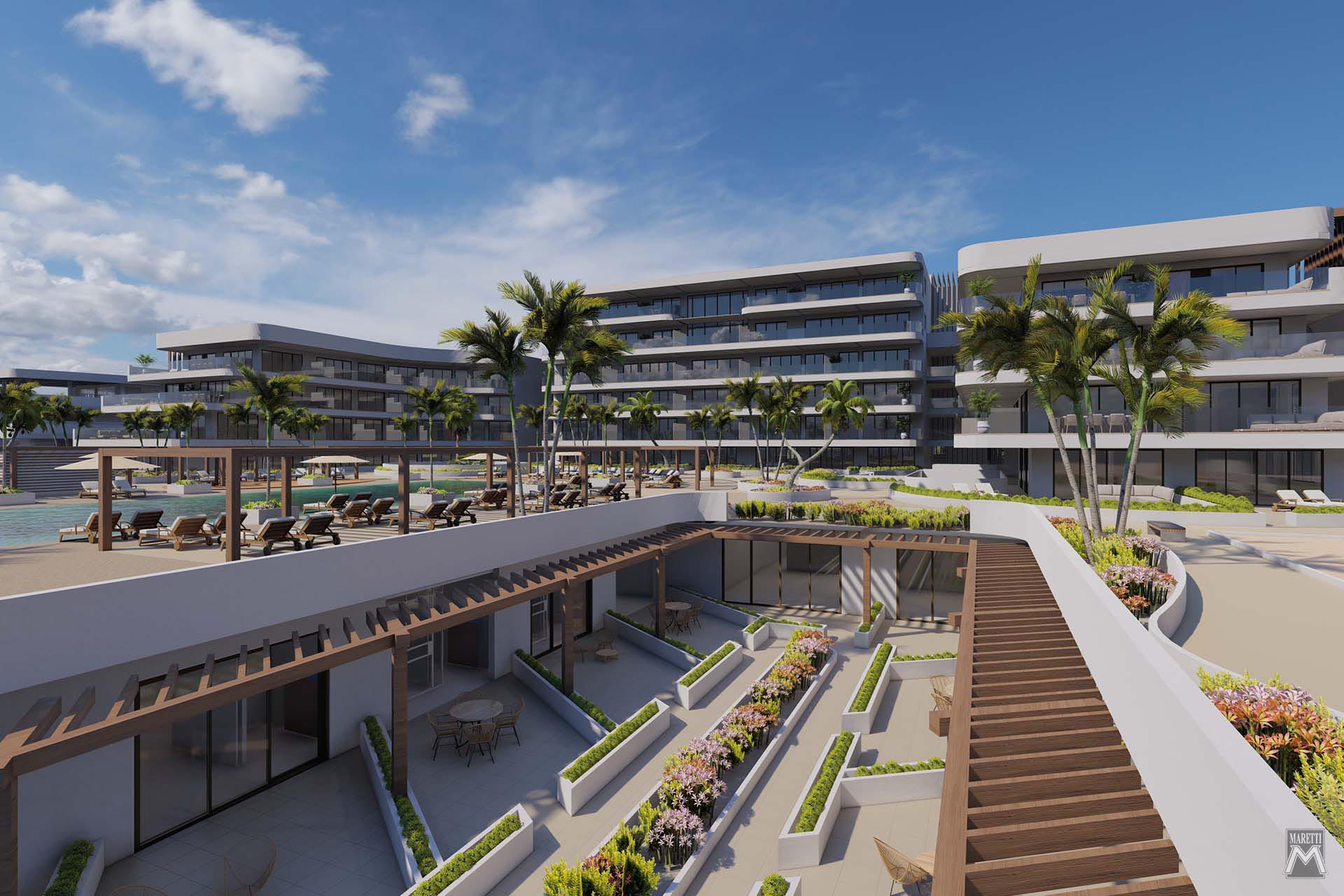 Projectverlichting International One Mambo Beach Curacao